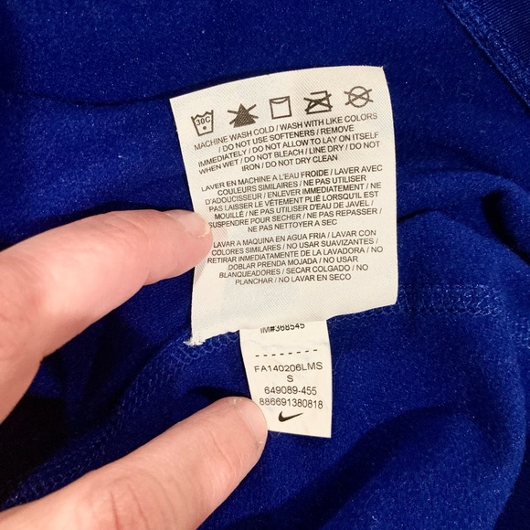 Nike Pro Dri-Fit 1/2 Zip Hyperwarm Pullover Jacket, Size S - Picture 5 of 8